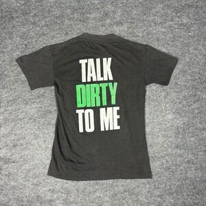 Vtg 80s POISON‎ Talk Dirty To Me Shirt M Single Stitch Glam Metal Band Tee